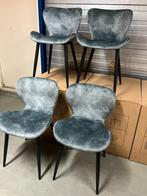 vlinder stoelen 4 stuks NIEUWE stoelen, Ophalen, Blauw, Nieuw, Metaal