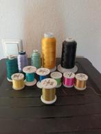 borduurgaren aangebroken klosjes (11), Hobby en Vrije tijd, Borduren en Borduurmachines, Verzenden, Gebruikt, Borduurgaren of Zijde