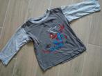 Donkergrijs shirt, lange mouwen, Spiderman, mt. 98/104, Kinderen en Baby's, Kinderkleding | Maat 98, Ophalen of Verzenden, Zo goed als nieuw