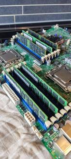 Dual Xeon mainboard, CPU's en 96GB RAM, Computers en Software, Moederborden, LGA 1366, DDR3, Ophalen of Verzenden, Zo goed als nieuw