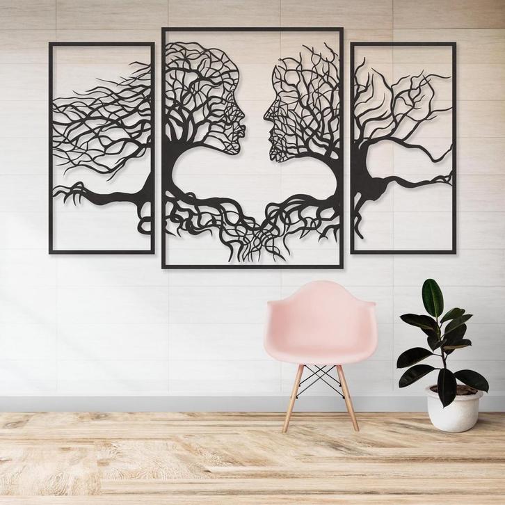 Muurdecoratie - Eye-catcher voor je interieur! Tree of life, Huis en Inrichting, Woonaccessoires | Wanddecoraties, Nieuw, Ophalen of Verzenden
