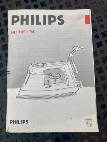 Philips Stoomstrijkijzer HD 1492-94 Handleiding beschikbaar voor biedingen