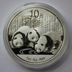 1 oz silver Chinese Panda munt uit 2013 China, Ophalen of Verzenden, Zilver