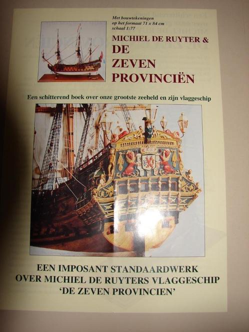 Bouwtekeningen van modelschip "De zeven provinciën",, Hobby en Vrije tijd, Modelbouw | Boten en Schepen, Zo goed als nieuw, 1:50 tot 1:200