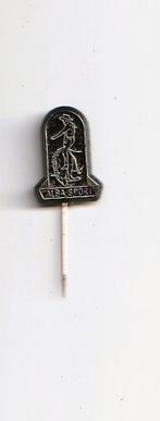 plastic speld Alba Sport met cowboy, Ophalen of Verzenden, Overige onderwerpen, Speldje of Pin
