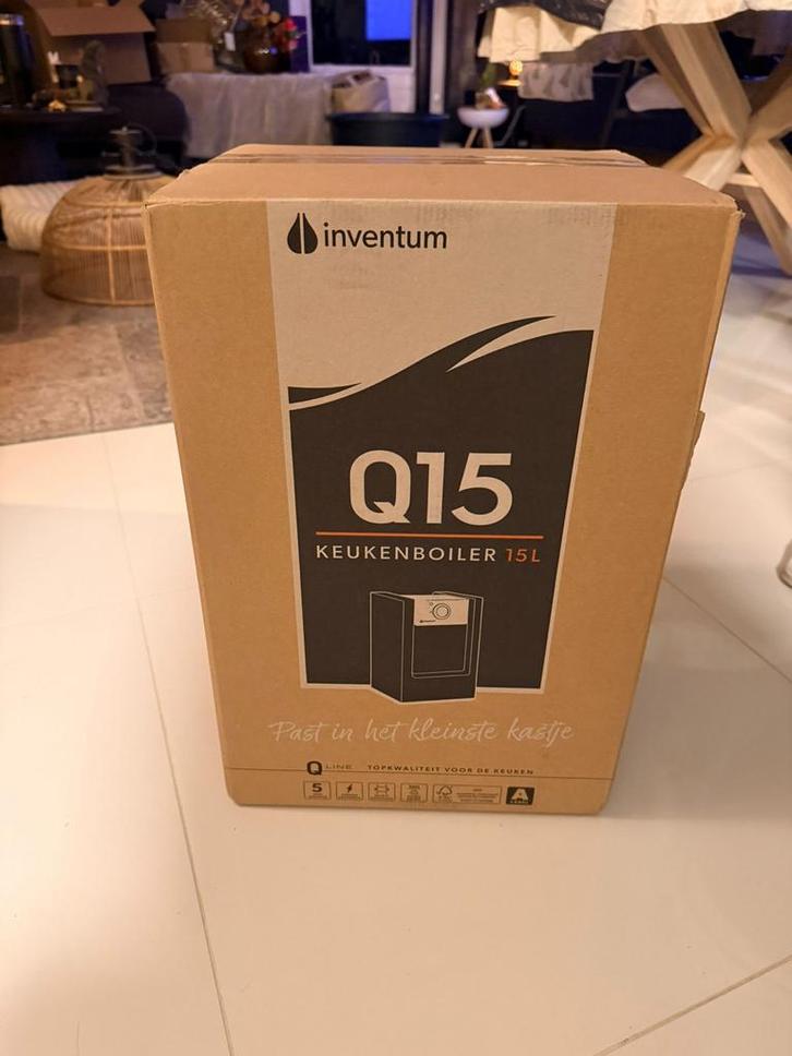 Inventum Q15 Keukenboiler - Nieuw in Doos!, Doe-het-zelf en Verbouw, Geisers en Boilers, Nieuw, Boiler, Minder dan 20 liter, Minder dan 3 jaar oud