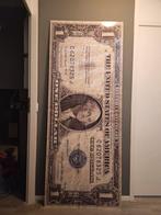 Alu Art Dollar Schilderij 80x200 cm, Metaal of Aluminium, Ophalen of Verzenden, Zo goed als nieuw, 75 tot 100 cm