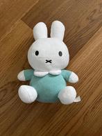 Nijntje zachte mint knuffel met 'rammel - geluidje' z.g.a.n., Ophalen of Verzenden, Zo goed als nieuw, Konijn
