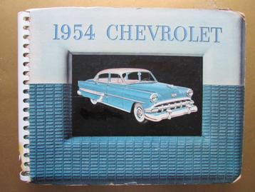 1954 CHEVROLET Dealer album, alle info: prachtig! Engels. beschikbaar voor biedingen