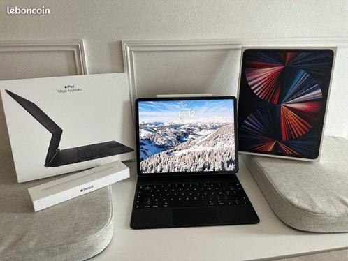 iPad Pro 12.9 M1 - 512 Gb Gen 5 Magic Keyboard Pen, Computers en Software, Apple iPads, Zo goed als nieuw, Apple iPad, Wi-Fi, 12 inch