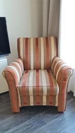 Mooie stoffen fauteuil, Ophalen, 75 tot 100 cm, Zo goed als nieuw, 75 tot 100 cm