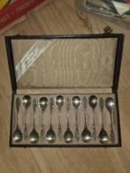 Antieke zilveren theelepels (12) - 1760, Ophalen of Verzenden