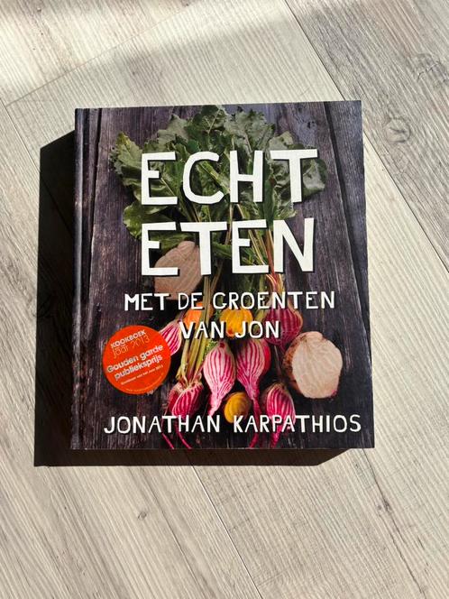 Jonathan Karpathios - Echt eten, Boeken, Kookboeken, Zo goed als nieuw, Ophalen of Verzenden
