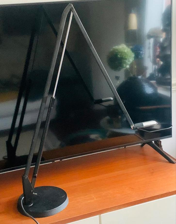 Belux Lifto Bureaulamp design Benjamin Thut Halogeen vintage, Huis en Inrichting, Lampen | Tafellampen, Zo goed als nieuw, Minder dan 50 cm