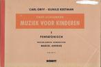 Bo1948 bladmuziek muziek voor kinderen Carl Orff / Keetman, Gebruikt, Ophalen of Verzenden, Artiest of Componist, Piano