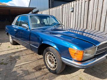 Knappe mercedes 350 slc,1972,europese slc! beschikbaar voor biedingen