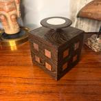 Hans Hansen pallisander en sterling zilveren doosje, Antiek en Kunst, Antiek | Goud en Zilver, Ophalen of Verzenden
