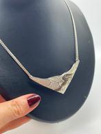 A196 Prachtig zilveren collier met Finse hanger, Sieraden, Tassen en Uiterlijk, Kettingen, Ophalen of Verzenden, X, Zilver, Zilver