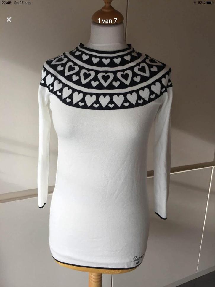 Twinset by Simona Barbieri nieuw truitje maat 36, Kleding | Dames, Truien en Vesten, Nieuw, Maat 36 (S), Wit, Ophalen of Verzenden