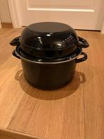 Emaille mosselpan met deksel, Ophalen, Zo goed als nieuw, Overige materialen, Kookpan of Snelkookpan