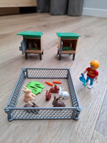 Playmobil set konijnenhok 6140 beschikbaar voor biedingen
