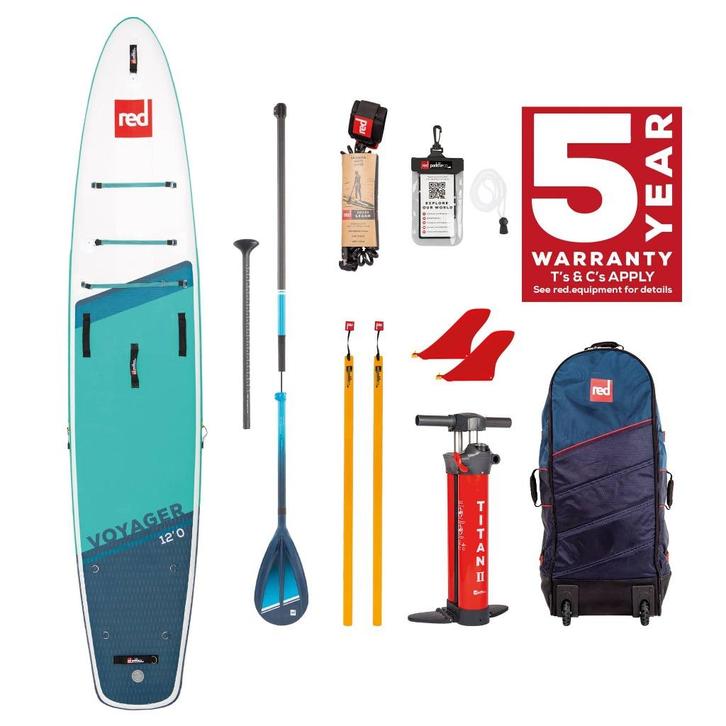 Red Paddle Co Voyager 12’0 HT 2023 Set, Watersport en Boten, Suppen, Nieuw, SUP-boards, Ophalen