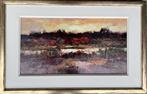 Frans Manders, avondschemering, Antiek en Kunst, Ophalen of Verzenden