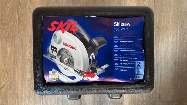 Skil cirkelzaag, Doe-het-zelf en Verbouw, Gereedschap | Zaagmachines, Gebruikt, Cirkelzaag, 600 tot 1200 watt, 30 tot 70 mm, Ophalen of Verzenden