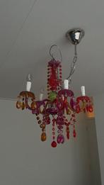 Kleurrijke lamp, Huis en Inrichting, Lampen | Kroonluchters, Ophalen, Zo goed als nieuw
