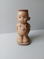 Spaarpot. Vintage.J.MIRA. Jongetje met tuinbroek. Decoratie., Ophalen of Verzenden, Gebruikt, Steen, Aardewerk of Keramiek, Overige thema's
