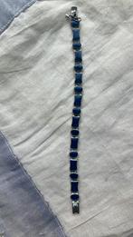 Vintage Armband met oorbellen, lapis lazuli, gemerkt zilver, Blauw, Ophalen of Verzenden, Zo goed als nieuw, Met edelsteen