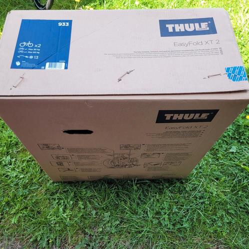 Thule easyfold xt2 933 splinternieuw in de doos!!, Auto diversen, Fietsendragers, Nieuw, Trekhaakdrager, 2 fietsen, Elektrische fiets