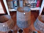Riviera Maison Pacific Rattan Lampekappen, Gebruikt, Overige kleuren, Rond, Ophalen of Verzenden