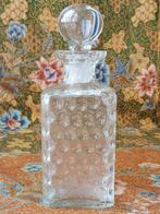 Oude vintage whiskykaraf uit Engeland van kristal 23,3 cm., Ophalen of Verzenden