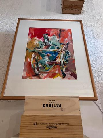 Origineel schilderij van Paul Tiele (1997) 73x90 cm beschikbaar voor biedingen