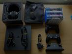 ps4 Slim 1tb set, Spelcomputers en Games, Spelcomputers | Sony PlayStation 4, Ophalen, Met games, Met 2 controllers, Zo goed als nieuw