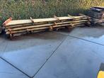 4 eiken schaaldelen 400x40/50x4 cm voor 300 euro, Ophalen, Zo goed als nieuw, 250 cm of meer, Planken