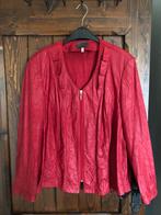 Jasje maat 52, Kleding | Dames, Grote Maten, Ophalen of Verzenden, Zo goed als nieuw, Rood, Jasje of Colbert
