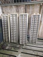 Partij TL-armaturen, Huis en Inrichting, Lampen | Hanglampen, Gebruikt, Ophalen of Verzenden, 75 cm of meer, Metaal