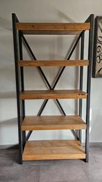Industriële Steigerhouten Kast - Steigerhout Lochem, Ophalen, Met plank(en), 50 tot 100 cm, Zo goed als nieuw