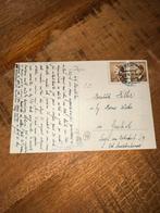 WOII postkaart 1944 – Lager bij station Sudetenland, Ophalen of Verzenden, Duitsland, Foto of Poster