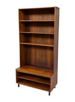 Vintage Kast Palissander Boekenkast Wandkast Jaren 70 Design, Met plank(en), Gebruikt, Vintage, 50 tot 100 cm