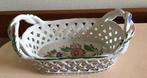 Mandje, gevlochten aardewerk, bloemdecoratie, 19 cm, Ophalen of Verzenden