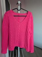 Neon Roze Wollen Trui - Maat S - Zo Goed Als Nieuw, Kleding | Dames, Tops, Ophalen of Verzenden, Zo goed als nieuw, Lange mouw