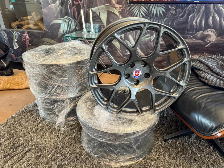 HRE p40sc velgen (19 inch, gunmetal, 5x112), Auto-onderdelen, Banden en Velgen, Velg(en), All Season, 19 inch, 235 mm, Personenwagen