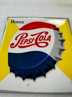 Oud Pepsi Cola reclame bordje, Verzamelen, Merken en Reclamevoorwerpen, Reclamebord, Gebruikt, Ophalen of Verzenden