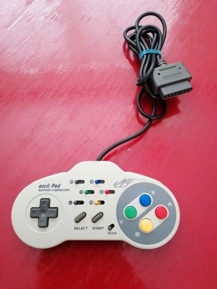 Super Nintendo Snes Sfc Ascii Pad controller, Spelcomputers en Games, Games | Nintendo Super NES, Gebruikt, 1 speler, Vanaf 3 jaar
