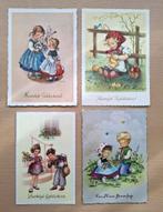 4 brocante ansichtkaarten kinderen, Verzenden, 1960 tot 1980, Gelopen, Kinderen