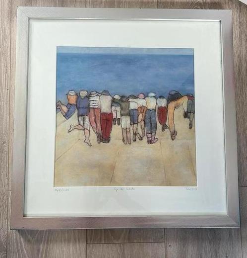 Zeefdruk | genummerd | Thessa van der Voort, Antiek en Kunst, Kunst | Litho's en Zeefdrukken, Ophalen of Verzenden