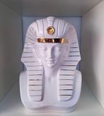 nefertiti toetanchamon pharaoh vintage retro keramiek goud b, Ophalen, Zo goed als nieuw, Mens